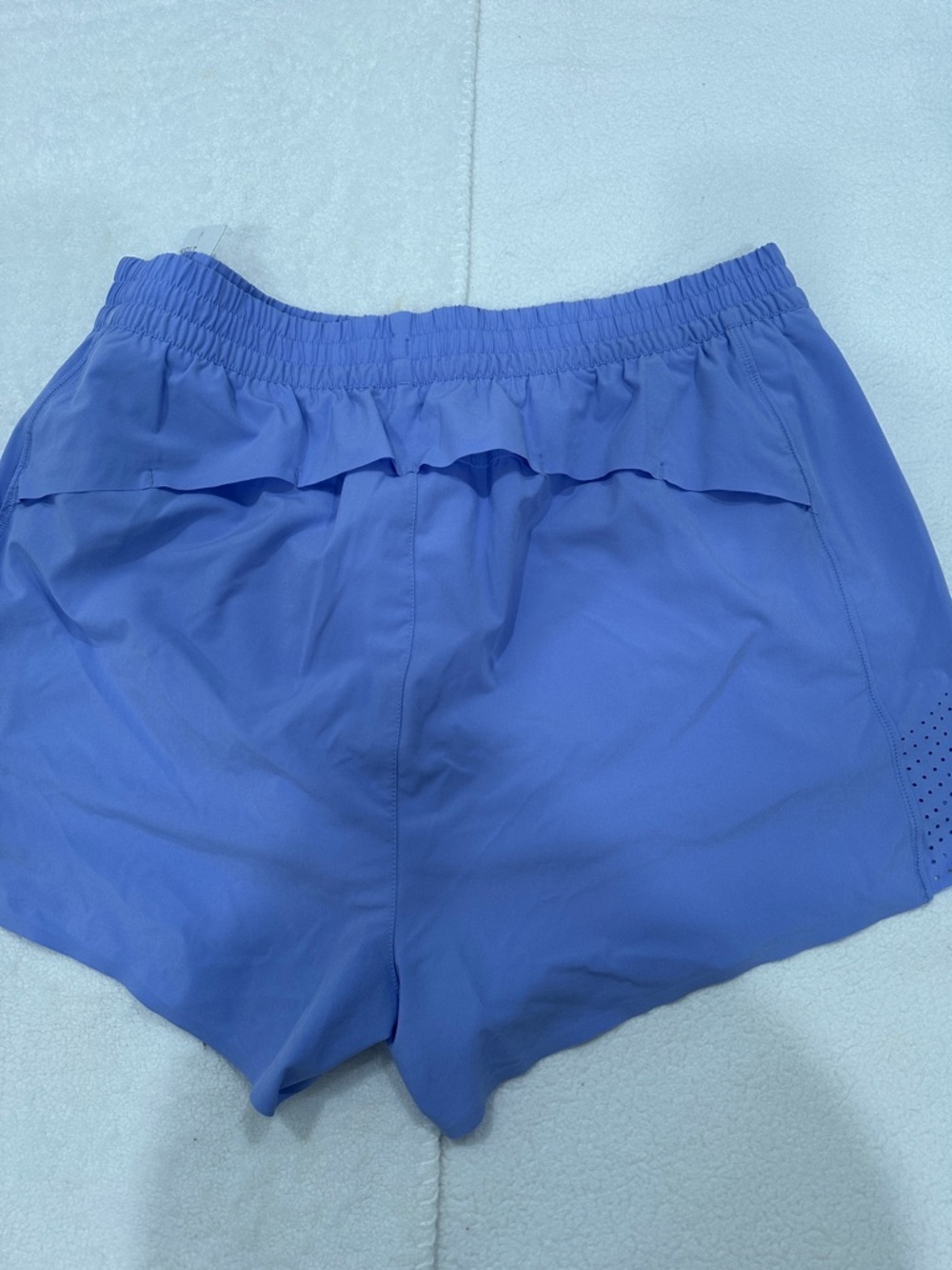 Athleta Women's Perforated Running Shorts - Lavender size 1X - Picture 5 of 7